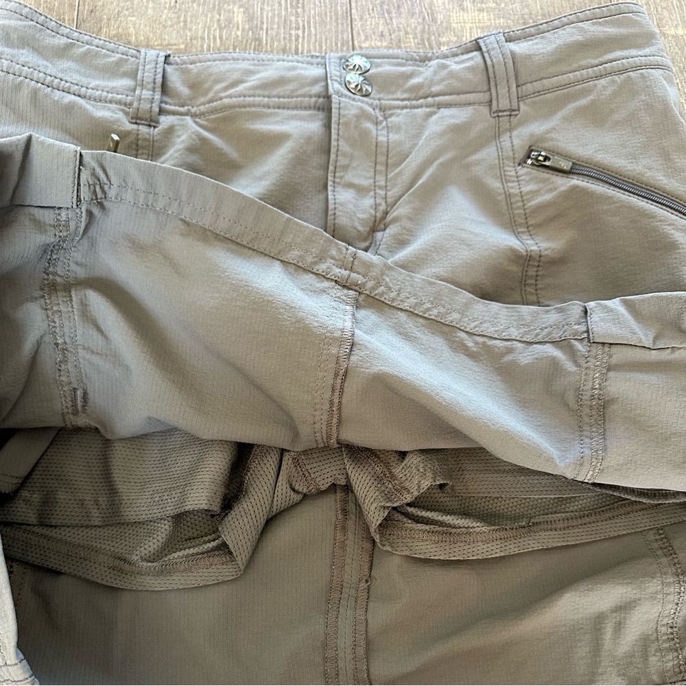 Athleta Skort Gray Sz 6 Front Cargo Pockets - Picture 2 of 6